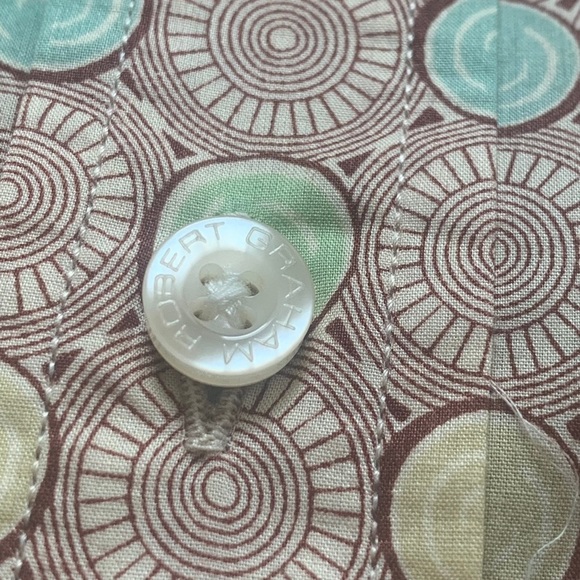 Rare Find! Robert Graham Button-down Reverse Cuff Long-sleeve Shirt Size-2XL EUC - Picture 8 of 16